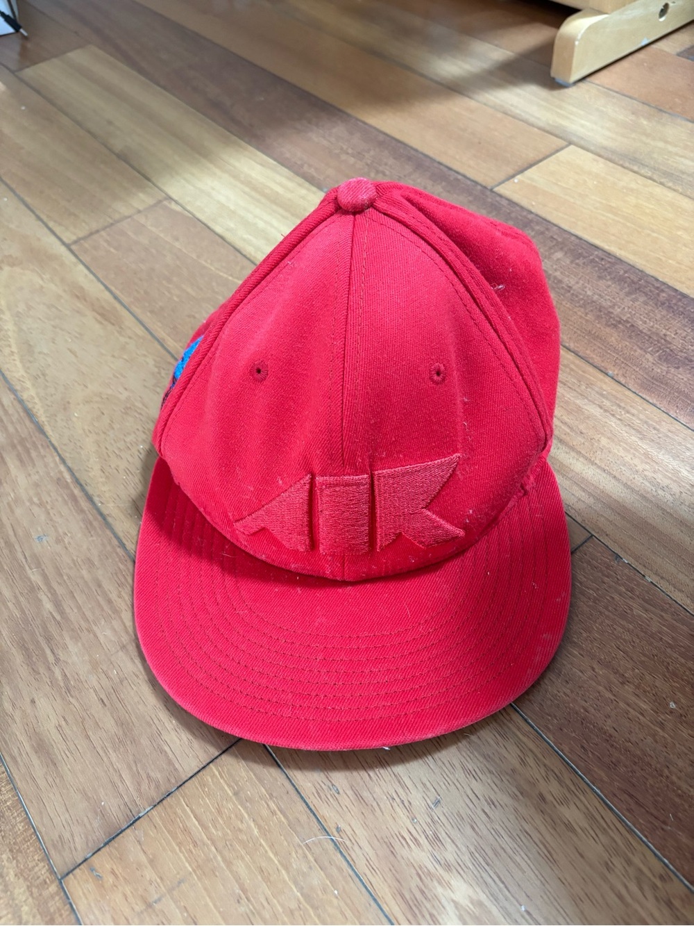 Vintage Nike Air Baseball Cap Hat Mens Red OS Fitted Embroidered Logo